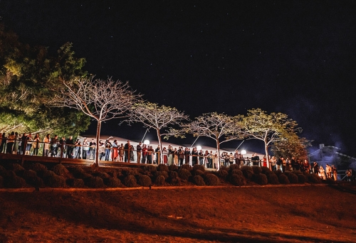 People at Burning of the Vines