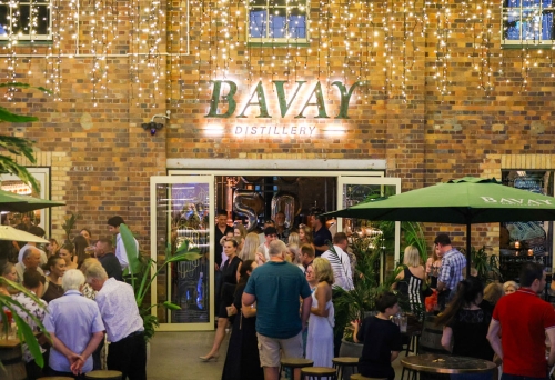 Entrance to Bavay Distillery