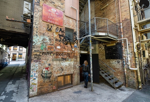 Before + After Bar Brisbane CBD exterior laneway