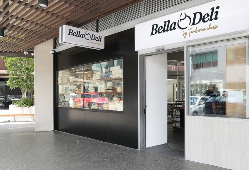 Outside of Bella Deli 