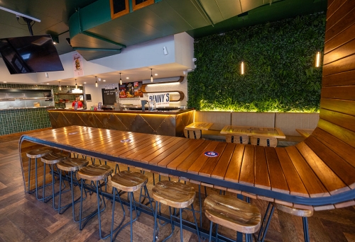 Bar at Benny's American Burger