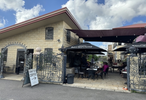 Exterior of Brickhouse Cafe Hendra