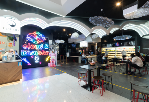 Entrance to Cloud 8 Karaoke at Westfield Mt Gravatt