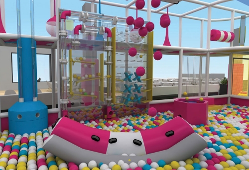 Rendedr of inside miniBOUNCE 