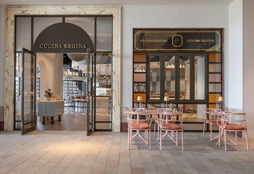 Entrance to Cucina Regina