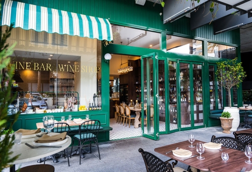 Entrance to South City Wine Bar Woolloongabba