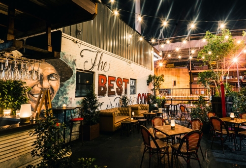 Courtyard at The Copacabana Club Woolloongabba