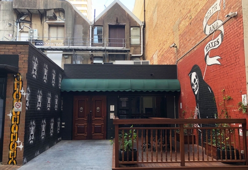 Exterior of Death & Taxes Brisbane