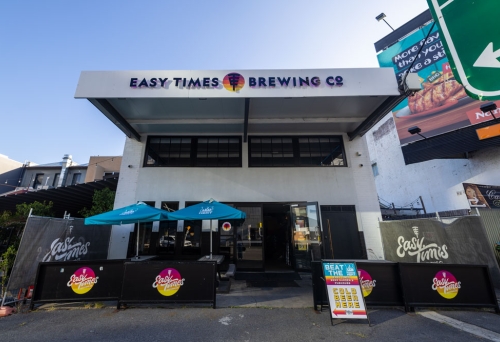 Exterior of Easy Times Brewing Co Woolloongabba 