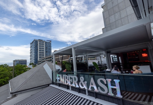 Signage of Ember & Ash