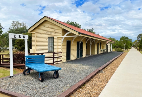 Historic Esk Railway Station, Esk, Somerset Region, Queensland