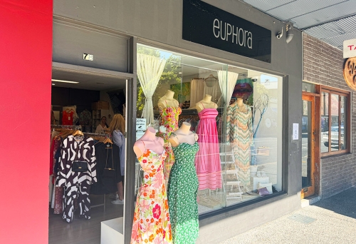 Euphora Boutique, West End, Brisbane, ladies clothes shopping, womenswear, designer clothes, dresses for the weekend, beachwear, fashionista's happy place