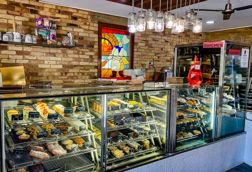 Counter inside Gerbino's Pasticcera, Ashgrove