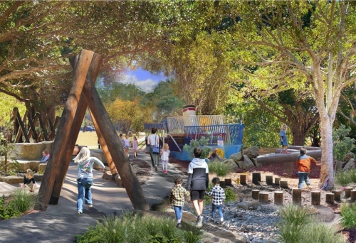 Render of Graceville Riverside Parklands