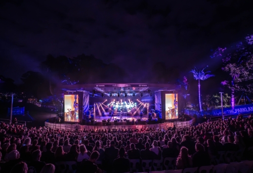 Night at The Parkland stage 