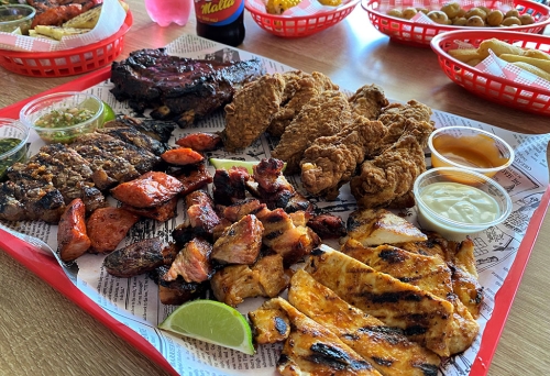 Plate of food at La Parrilla North Ipswich