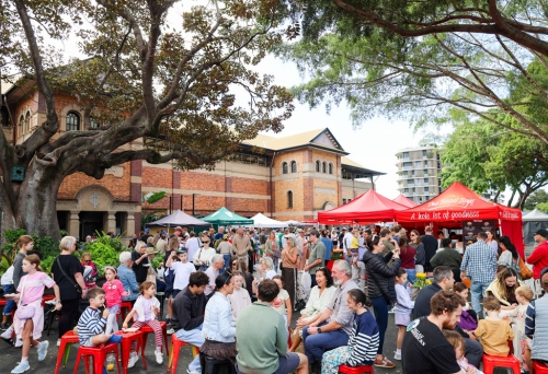 Crowd at Market