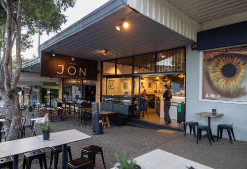 Street view of Chef Jon Pizzeria & Bistro Kenmore