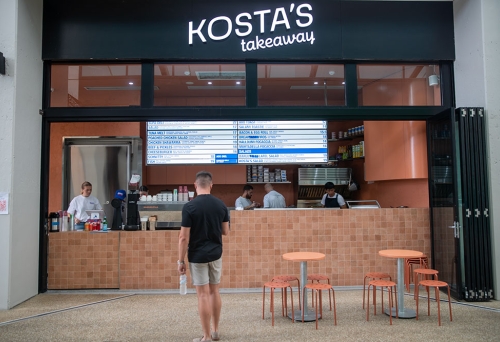 Outside of Kosta's Takeaway