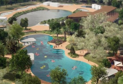 Artists impression Redlands Lagoon