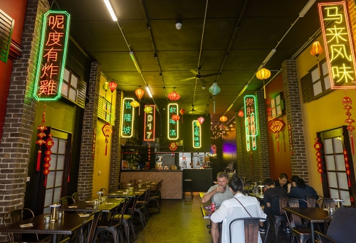 Diners inside Lemak Kitchen and Bar