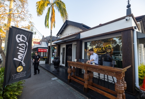 Exterior view of LouisB Bar Paddington 