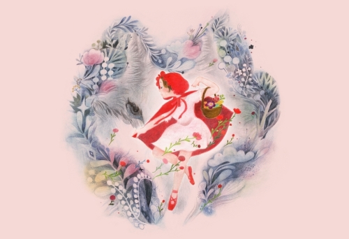 poster design for Red Riding Hood