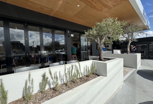 Exterior of Merlo Coffee Bowen Hills Torrefazione