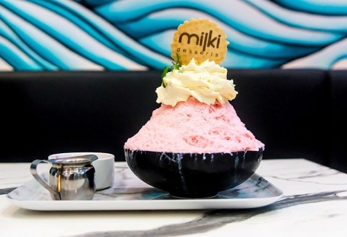 Dessert bowl at Milki Desserts, Sunnybank 