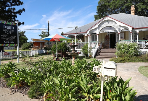 Entrance to Nash Gallery & Cafe, Esk, Queensland