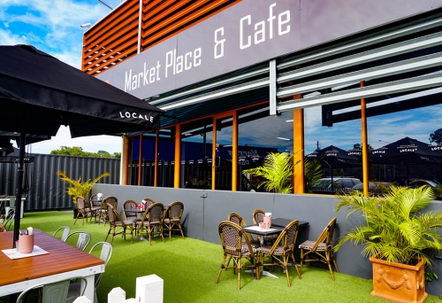 Exterior of VEND Cafe Virginia
