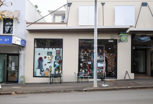 Shop front Outside The Box, New Farm 