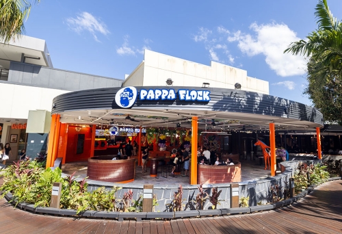 Exterior of Pappa Flock Westfield Mt Gravatt
