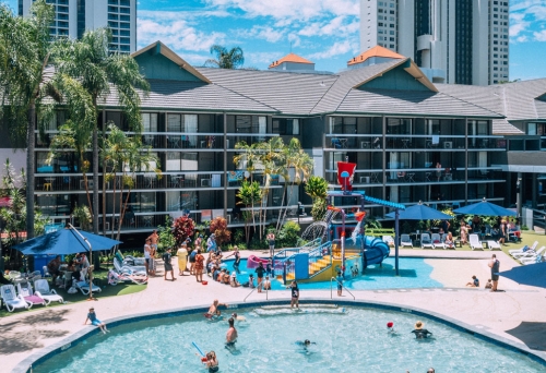 Paradise Resort Pool and Spa area 
