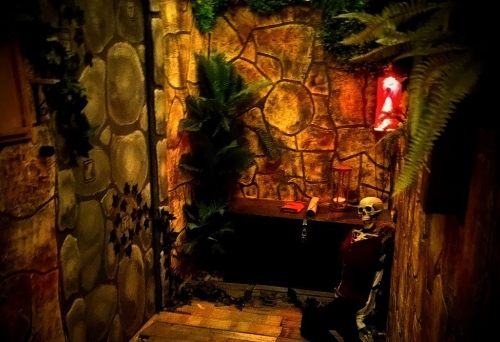 Interior of Puzzled Room Escape