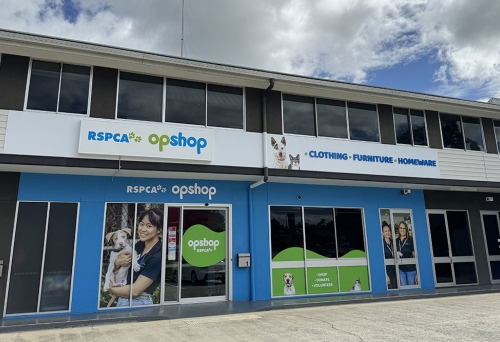 Exterior of RSCPA Op Shop, Stafford