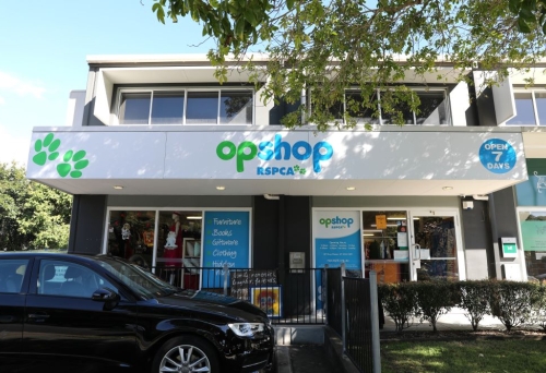 Exterior of RSPCA Op Shop, New Farm 