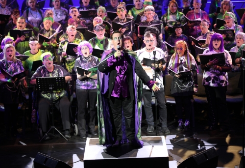 choir performance with lead vocalist 
