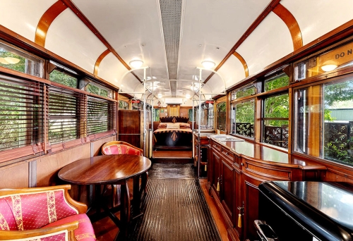 Interior of Rosecliffe Melbourne Tram