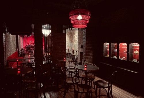 Interior of Ruby Jazz Club