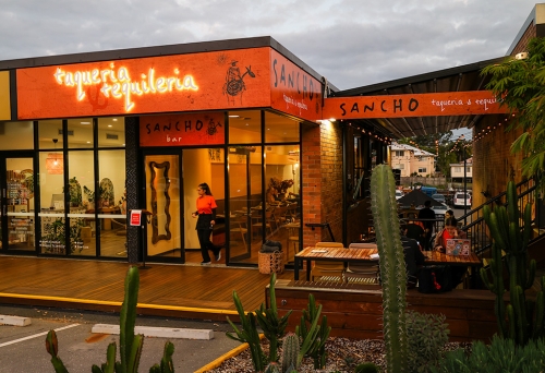 Exterior of Sancho Taqueria & Tequileria Stafford