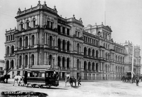 Brisbane Treasury, State Library of Queensland, 1896, heritage listed, art deco