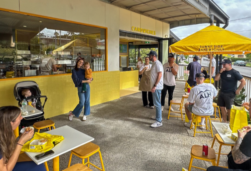 Exterior of Sunny Side Sandwiches