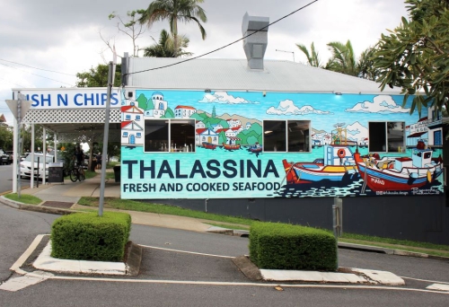 Exterior facade of Thalassina, West End