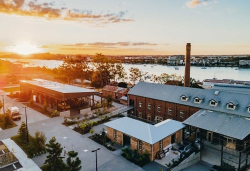 Aerial view of The Hills Rivermakers