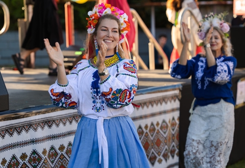 Woman dancing