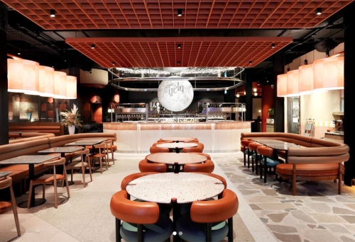 Seating inside Vela Kinn West End