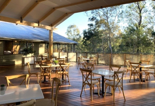 Deck at Walkabout Creek Cafe 
