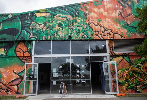 Exterior of Warehouse Cafe