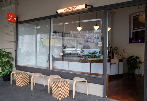 Exterior of Vacancy Coffee